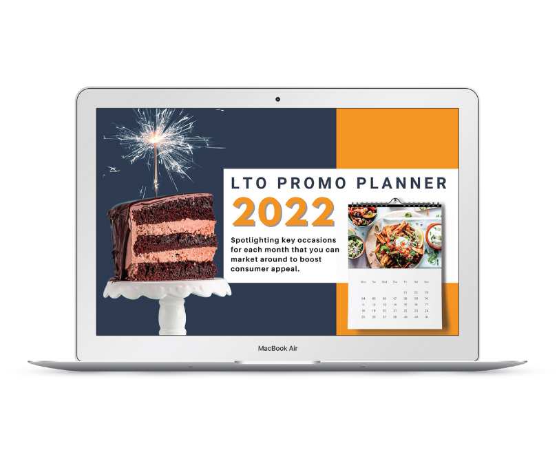 LTO Promo Planner for 2022 Foodservice and Retail Affinity Group