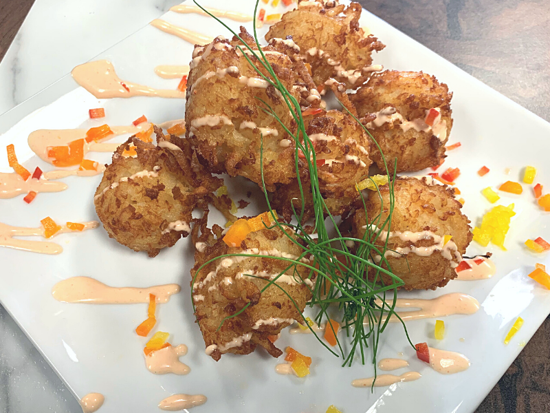 How to Promote Your Lent Menu - Crab Tator Tots
