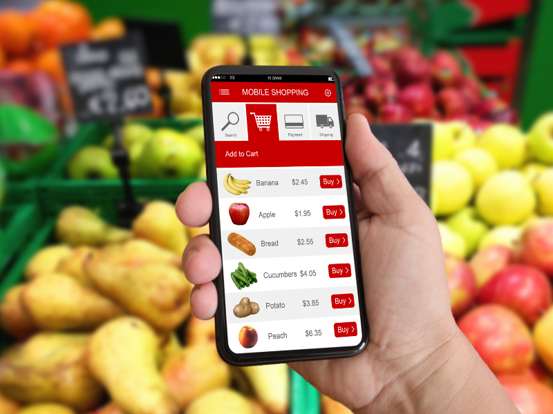Omnichannel Grocery Trends - Mobile Shopping Apps
