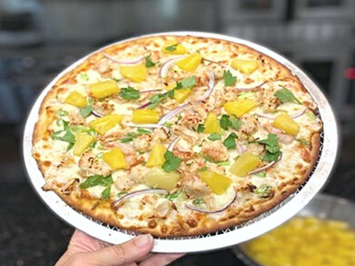 Blue & Gold Lobster Pizza Menu Recipe