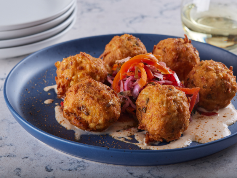 how to Satify Consumers hunger for spicy flavor-East Meets West Vietnamese Cajun Fritter